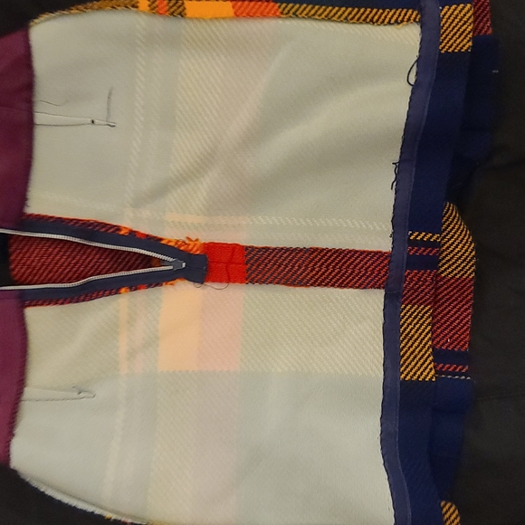 Vintage Handmade Plaid Skirt - Picture 6 of 11